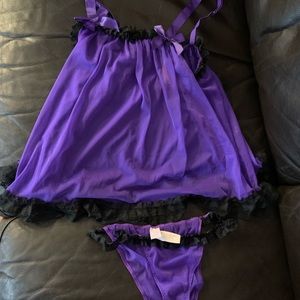 The lilac most sexy lingerie is here.